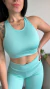 Top Kim "Texture Verde Agua" - LEMUR FIT