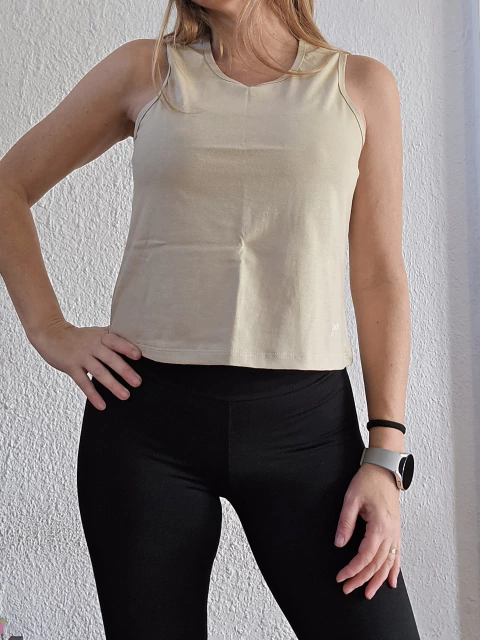 Remera "Olivia Basic" Camel - comprar online