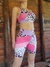 Calza Biker "Rose Print" - LEMUR FIT