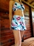 Pollera con short Clasica "Paradise"