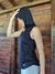 Musculosa Capucha Black (negra /negro) - LEMUR FIT