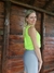 Musculosa Pupera Amarillo Fluo calada en internet