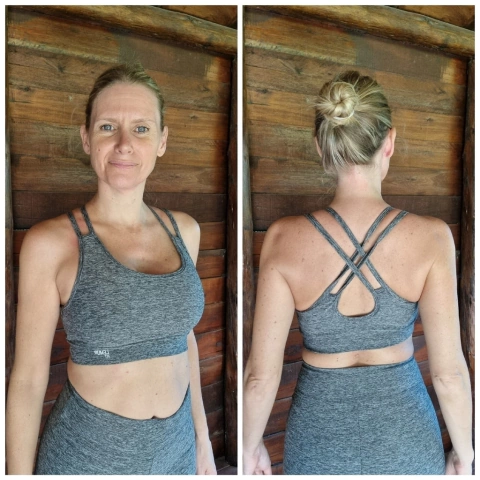 Top Marilyn "Gris Melange"