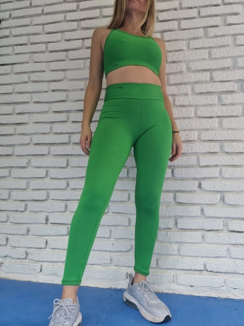 Calza Larga - 7/8vos "Verde Benetton"