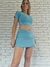 Pollera con short Clasica "Turquesa" - LEMUR FIT
