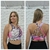 Top Kim "Rose Print"