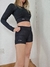 Top Manga Larga "Texture Black (negro)"