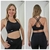 Top Marilyn "Texture Black (negro)"
