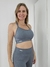 Top Greta "Texture Grey (gris)" - LEMUR FIT