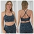 Top Scarlet "Noche Melange" (grises con destellos azules)