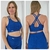 Top Marilyn "Azul Melange"