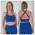 Top Greta "Azul Melange"