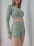 Calza Corta - Micro Corta "Texture Green (verde)" - comprar online