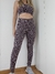 Calza Larga - 7/8vos "Amanecer Melange" (grises con destellos fucsias) - tienda online