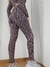 Calza Larga - 7/8vos "Amanecer Melange" (grises con destellos fucsias) - LEMUR FIT