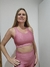 Top Competicion "Texture Pink (Rosa) - LEMUR FIT