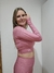 Top Manga Larga "Texture Pink (Rosa)" - comprar online