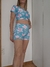 Top Manga Corta "Teal" - LEMUR FIT