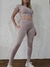 Calza Larga - 7/8vos "Texture Almendra" - LEMUR FIT