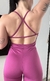Catsuit Slim Corto Morado