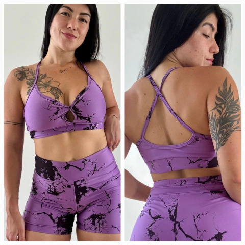 Top Uma "Purple Batik"