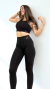 Calza Larga - 7/8vos CONFORT PUSH UP Negra (negro) - comprar online