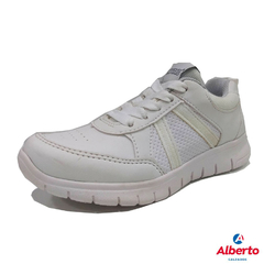 ZAPATILLAS COLEGIALES PLUMITAS 3873 BLANCO