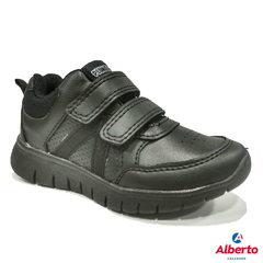 ZAPATILLAS COLEGIALES PLUMITAS 3874 NEGRO (con abrojo)