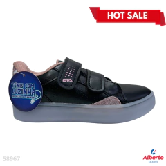 ZAPATILLAS BATATINHA 084 PRETO/ROSA