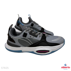ZAPATILLAS GAELLE 552 002 GRIS/NEGRO - comprar online