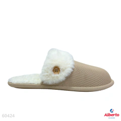 PANTUFLAS MEEK 639 PANTU DAMA BEIGE