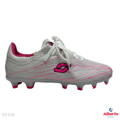 BOTINES SOFT SF700 009 BLANCO/ROSA