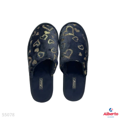 PANTUFLAS BETAR NEGRO CORAZON - comprar online