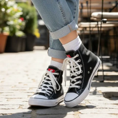 ZAPATILLAS FLECHA 42301 NEG/BLANCO en internet