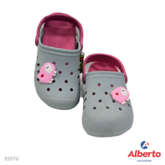 GOMONES MEEK CROCS 2206 GRIS/ROSA - comprar online