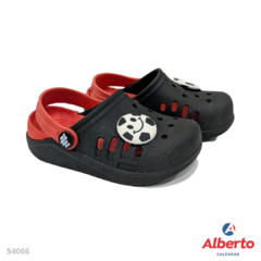 GOMONES MEEK CROCS 2202 NEGRO/ROJO - comprar online