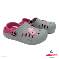 GOMONES MEEK CROCS 2206 GRIS/ROSA