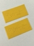 Etiqueta Emborrachada 5x2,5 cm - 10 unidades - todas da mesma cor - comprar online