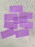 Etiqueta Emborrachada 5x2,5 cm - 10 unidades - todas da mesma cor