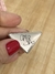 Plaquinha Metálica Triangular Prata 4x2 cm- 10 Unidades CONSULTAR PRAZO DE PRODUÇÃO - loja online