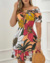 Vestido Curto Estampado Ref 0734