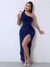 Vestido com Fenda em Paetê Ref 0943 - comprar online