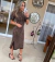 Vestido em tricô modal Ref 7019