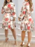 Vestido curto floral ref 0321