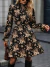 Vestido Manga Longa Estampado Ref 954 - comprar online