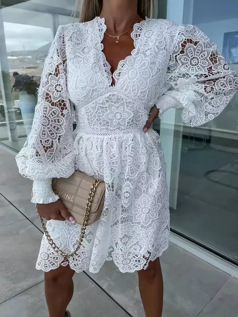 Vestido de Renda Silvia Ref 195