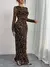 Vestido Longo Estampa Animal Print DC 9914 - comprar online