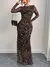Vestido Longo Estampa Animal Print DC 9914