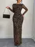Vestido Longo Estampa Animal Print DC 9914 na internet