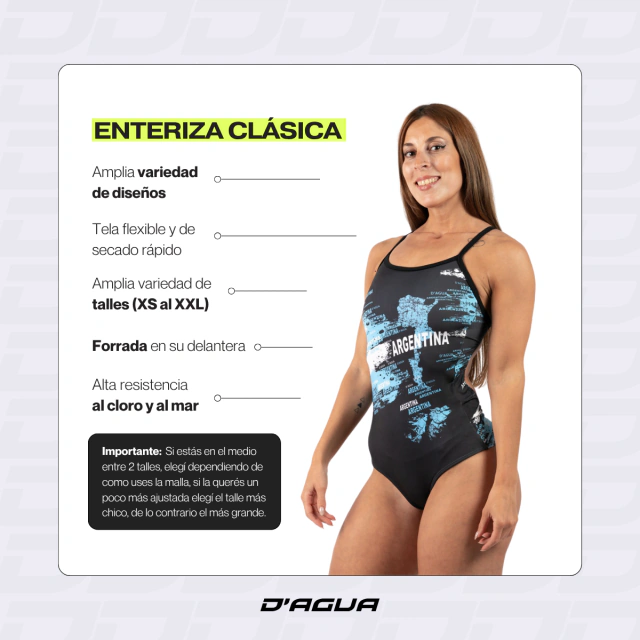 Malla Enteriza Natacion MANDALA VIOLETA — imagen 3
